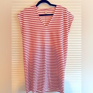 J. Crew Factory Striped T Shirt Dress